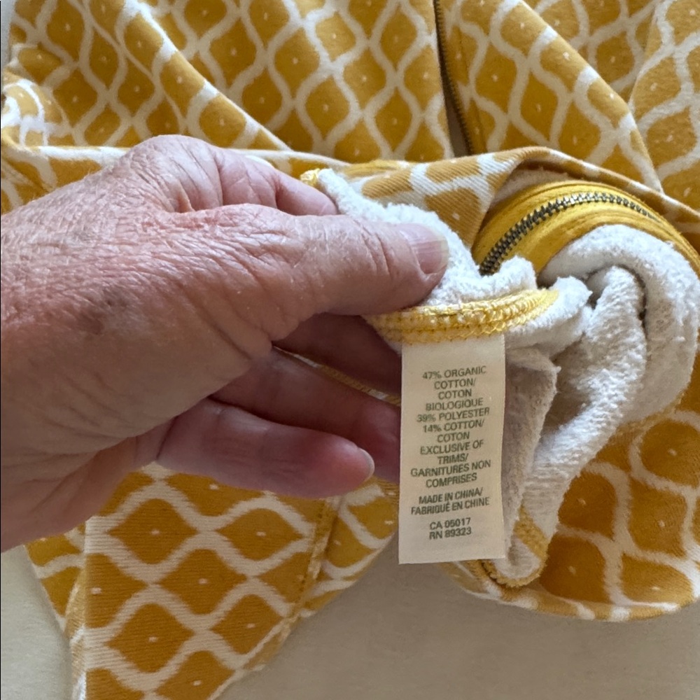 Yellow Patterned  Sweatshirt - Picture 7 of 11